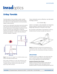 Inrad Optics X-Ray Toroids White Paper